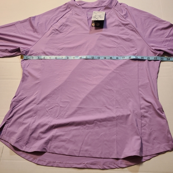Baleaf Lavender Women's Athletic Top NWOT Size 3XL 3/4 Sleeve - Picture 7 of 11
